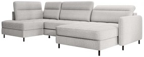 Разтегателен диван в П-образна форма NERTO, 306x100x165, aubron 03, десен