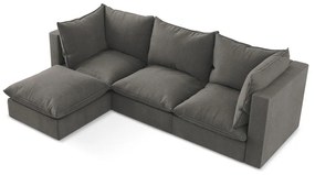 Тъмносив ъглов диван (ляв ъгъл) Manao – Makamii