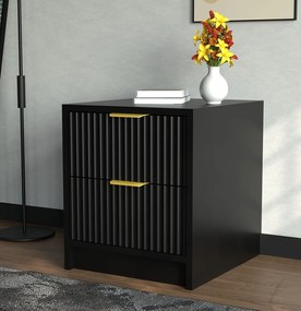 Нощно шкафче Allegro-Черно