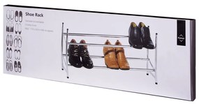 Метален телескопичен стелаж за обувки в сребрист цвят – Premier Housewares