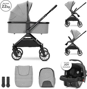 Детска комбинирана количка REYA 3в1 LORELLI - GREY