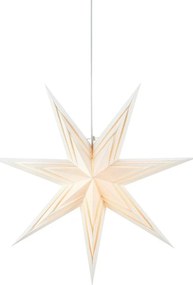 Бяла висяща светлинна декорация с коледен мотив ø 70 см Sombra - Markslöjd