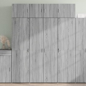 Sonata H Висок шкаф, сив сонома, 80x42,5x185 см, инженерно дърво