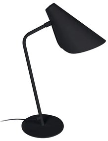 Черна настолна лампа , височина 45 cm Lisboa - SULION