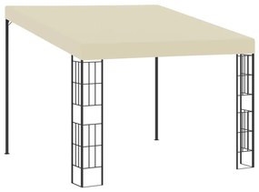 Sonata Шатра за стенен монтаж, 3x3 м, кремава, текстил