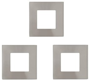 Eglo 94735 - Комплект от 3 вградени таванни LED осветителни тела FUEVA 1xLED/2,7W/230V