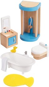 Hape - Мини мебели за кукленска къща - Баня
