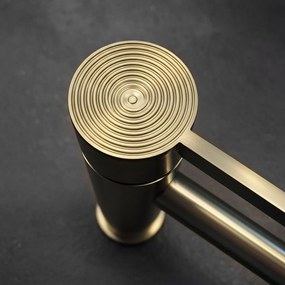 Смесител за мивка Rea Foster Gold Brush Low