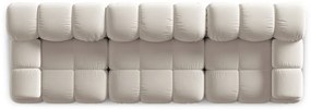 Бежов кадифен модулен диван 282 cm Bellis – Micadoni
