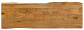 370758 vidaXL Плот за маса, 120x40x2,5 см, жив ръб, масивно дърво манго