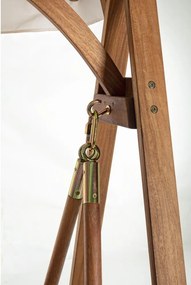 Градинска люлка от масивно дърво в естествен цвят Noemi – Bizzotto