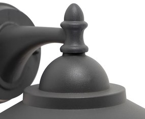 Интелигентна външна стенна лампа тъмносива с wifi ST64 - Oxford