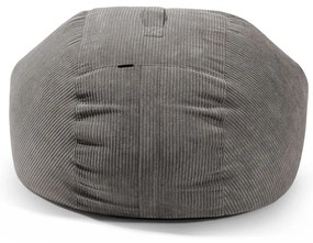 Пуф от рипсено кадифе в цвят горчица Roll 135 – SLOWDOWN