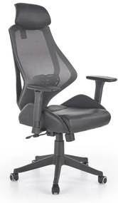 Офис стол TERO черен/сив