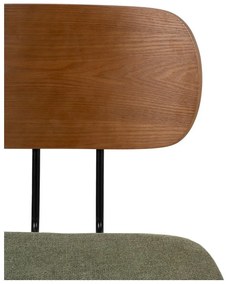 Зелено-кафяви трапезни столове в комплект от 4 броя Cleo - Ixia