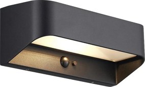 Nordlux - LED соларно осветително тяло с вграден сензор MARCELLIO LED/5W/5V IP54 черно