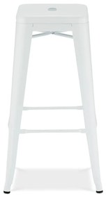 Бели метални бар столове в комплект от 2 броя 76 cm Korona - Furnhouse