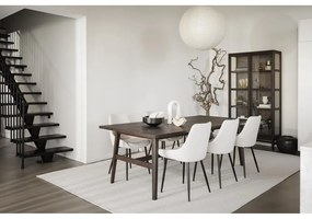 Кафява витрина от декор от дъб с плъзгащи се врати 100x203 cm Hazelton – Rowico