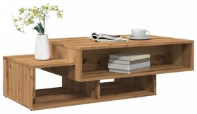 856671 vidaXL Кафе маса, дъб артизан, 105x55x32 см, инженерно дърво