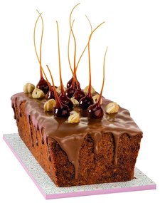 Форма за печене Dr.Oetker Retro 4655, Правоъгълна, 25х7.5 см, Незалепващо покритие, Въглеродна стомана, Розов