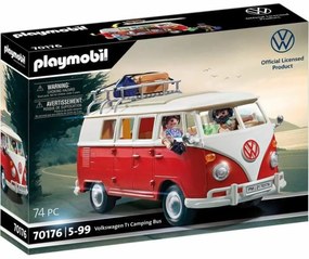 Игра Комплект Превозни Средства Playmobil 70176 Volkswagen T1 Bus Червен