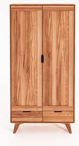 Гардероб от букова дървесина 90x180 cm Greg - The Beds