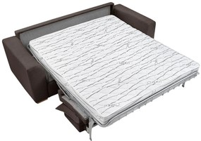 Кафяв разтегателен диван от рипсено кадифе 225 cm Augustin – Bobochic Paris