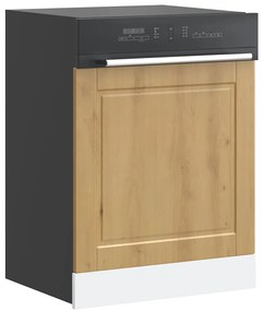 854146 vidaXL Панел за съдомиялна машина, Porto, дъб артизан, инженерно дърво