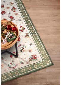 Зелен килим с коледен мотив със смес от памук 160x230 cm Toy's Delight Green Christmas – Villeroy&amp;Boch