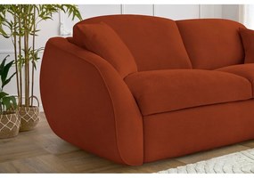 Оранжев разтегателен диван 235 cm Cezanne – Bobochic Paris