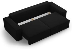 Черен разтегателен диван 247 cm Jodie – Micadoni Home