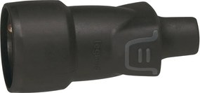 Legrand Куплунг френски черен 2P+Т 16A ІР44 250V гумиран /10бр/ - 050446