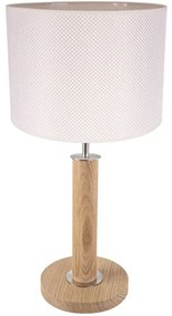 Spot-Light 7017400511528 - Настолна лампа BENITA 1xE27/60W/230V дъб