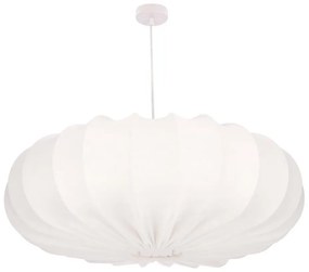 Полилей на кабел CAFEE, 1xE27/40W/230V, Ø 66 см, бял