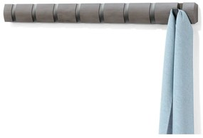 Сива стенна закачалка от тополово дърво Flip - Umbra