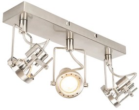 Индустриален прожектор стомана 3-светлина въртящ се и наклоняем - Suplux