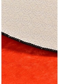 Оранжев детски килим с противоплъзгащо покритие , ø 140 cm Basketball - Conceptum Hypnose