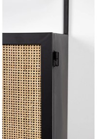 Черна ратанова стойка за вино 18x100 cm Guuji - White Label