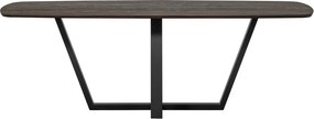 Трапезна маса с дъбова дървена плоскост 100x220 cm Tablo – WOOOD