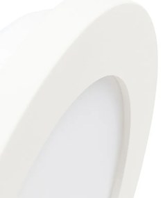 Таванна лампа бяла 17 см с LED 3-степенна димираща IP44 - Steve