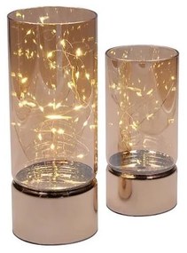 Solight 1V287 - Комплект 2x LED коледни лампички 20xLED+10xLED/2xAA+3xAA, топло бяло