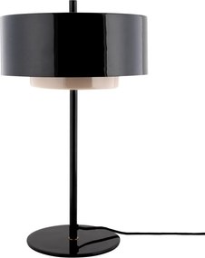 Черна метална настолна лампа (височина 50 cm) Grato Anillo – Leitmotiv