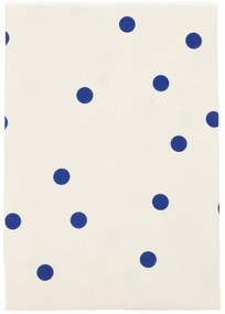 Единично спално бельо от памучен сатен в син и кремав цвят 140x200 cm Solaris – Södahl