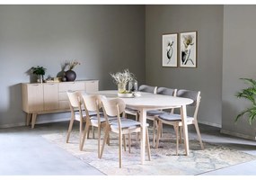 Сиви трапезни столове в комплект от 2 броя Kato - Rowico