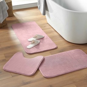 Розов килим за баня WC 45x45 cm Vitamine – douceur d'intérieur