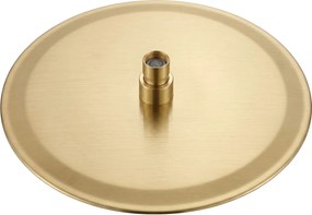Кръгла душ глава REA JS-P014BG 30cm Brush Gold