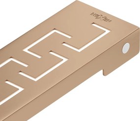 Mexen Flat M15 маска за линеен отвод 90 см, четкана мед - 1C24090