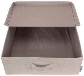 Бежова кутия за съхранение под леглото - Bigso Box of Sweden