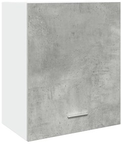 856106 vidaXL Висящ шкаф "Lyon", бетонно сив, 50x31x60 см, инженерно дърво