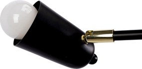 Лампа APP1708-4CP BLACK + GOLD